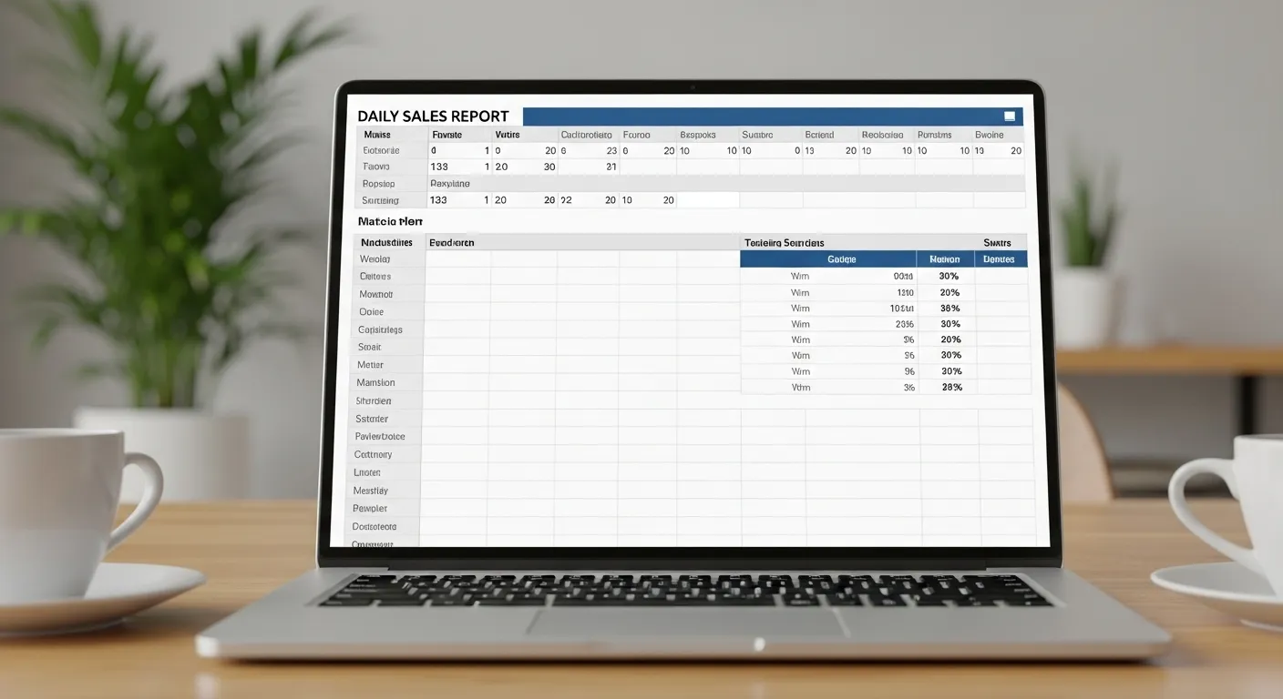 Daily Sales Report : Guide & Template